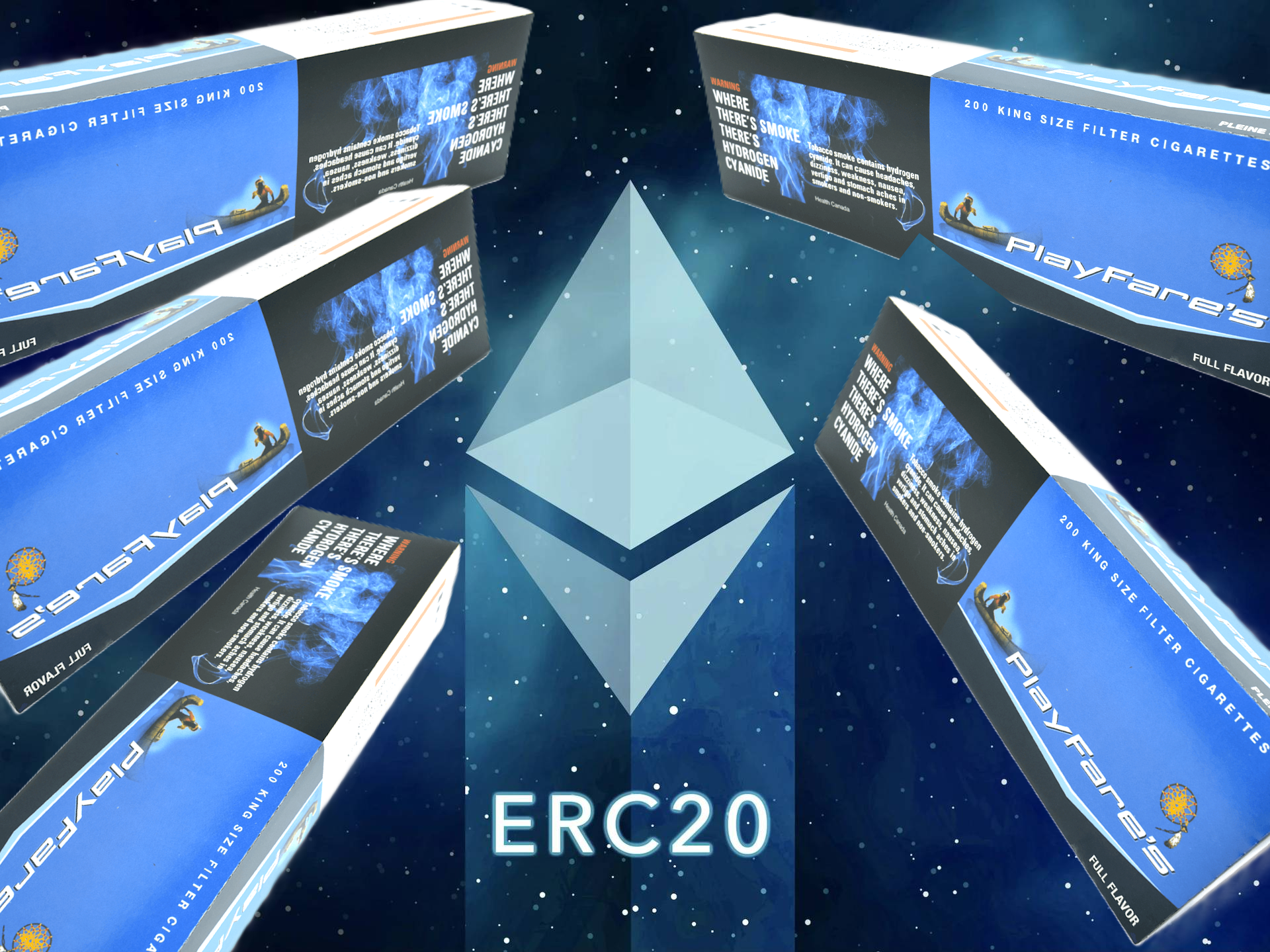 How To Buy Playfare’s Full Flavour Cigarettes in Canada with USDT tether on the Etherum Network (ERC20)