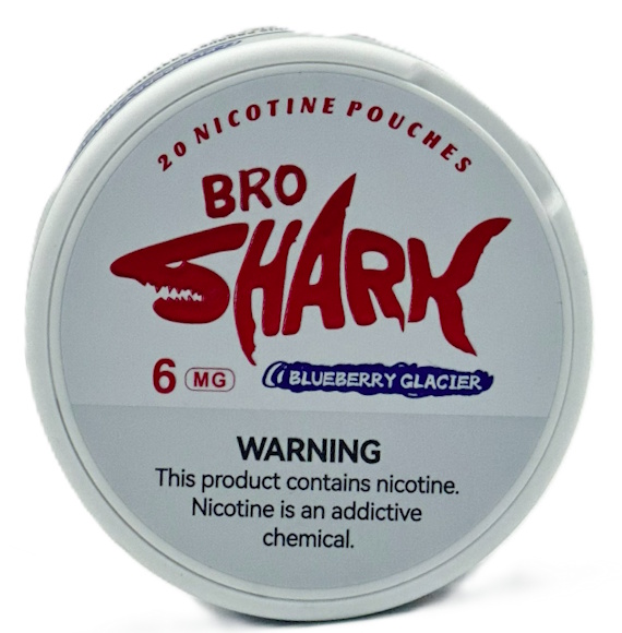Bro Shark — Blueberry Glacier Nicotine Pouches 6 mg