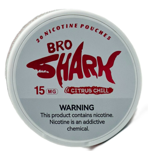 Bro Shark — Citrus Chill Nicotine Pouches 15 mg