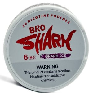 Bro Shark — Grape Ice Nicotine Pouches 6 mg
