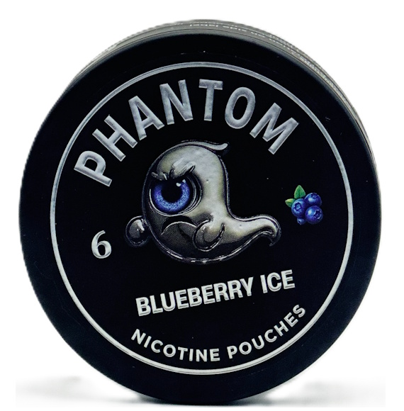 Phantom — Blueberry Ice Nicotine Pouches 6 mg